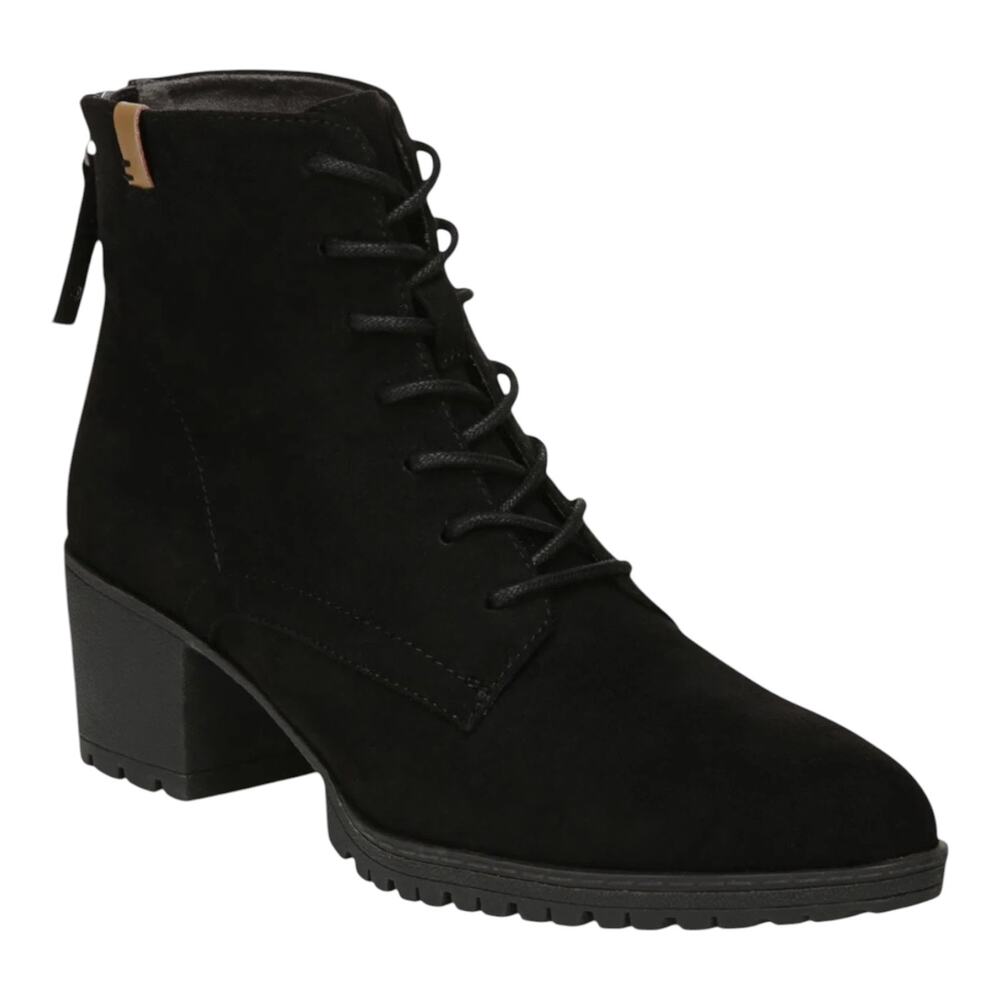 Dr. Scholl's Women's Laurence Lace Up Booties Black Size 8